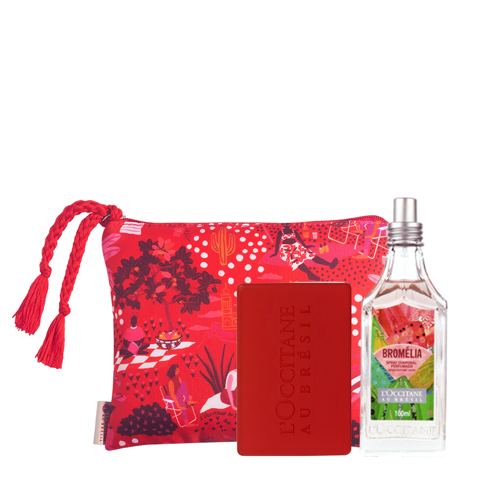 Combo Brom&eacute;lia: Spray Perfumado, Sabonete e N&eacute;cessaire, ,  large image number 0